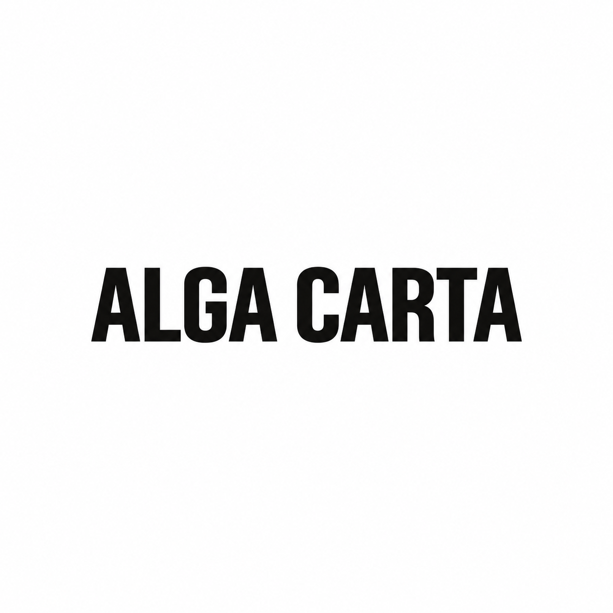 ALGA CARTA - Logotipo