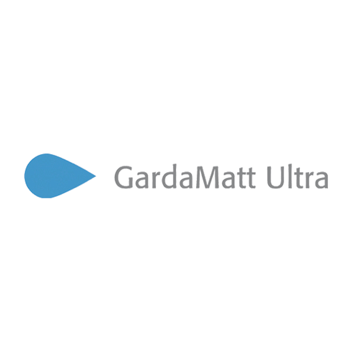 Logotipo GardaMatt Ultra sobre fondo blanco
